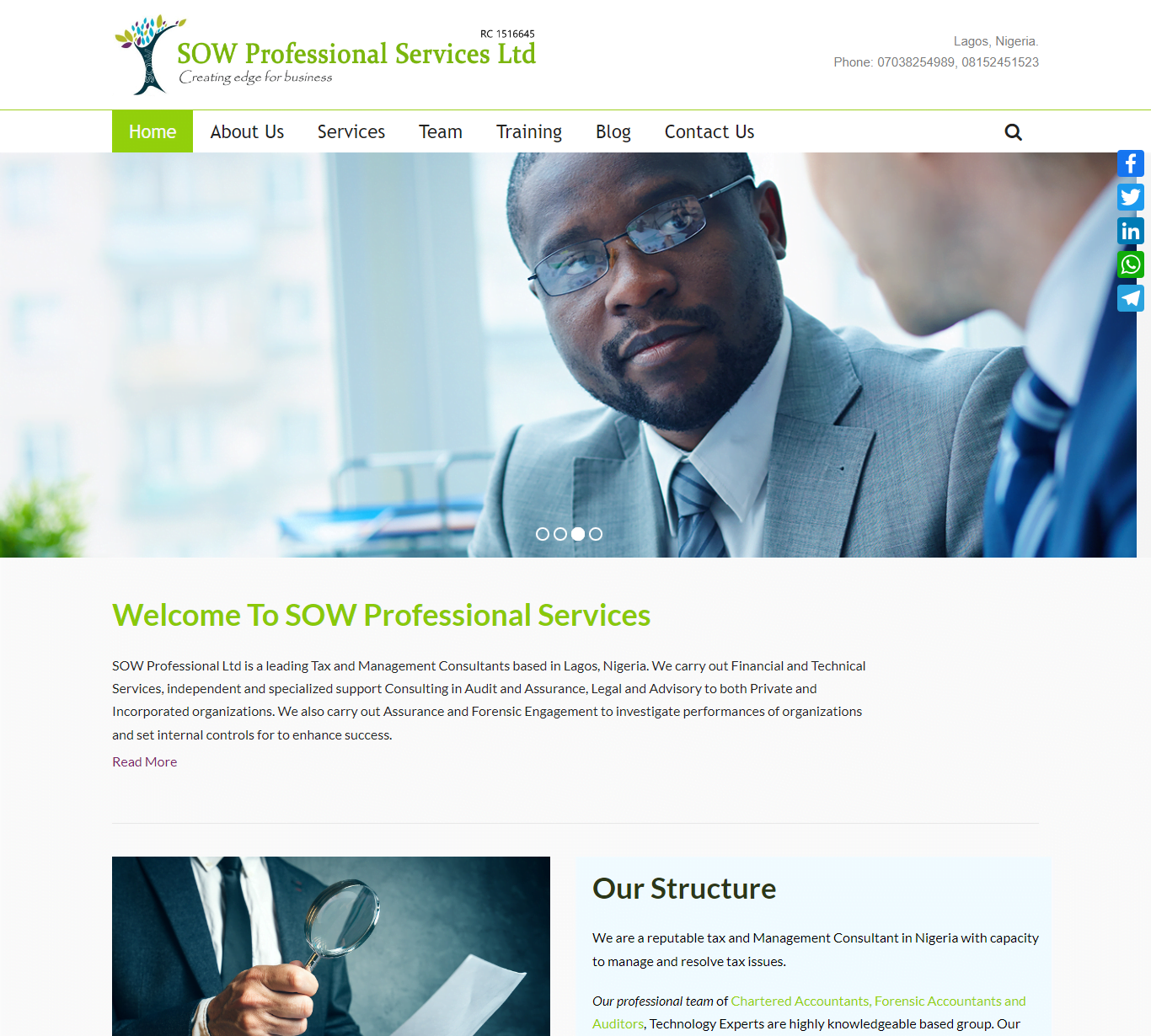 SOW Tax Management Consultant